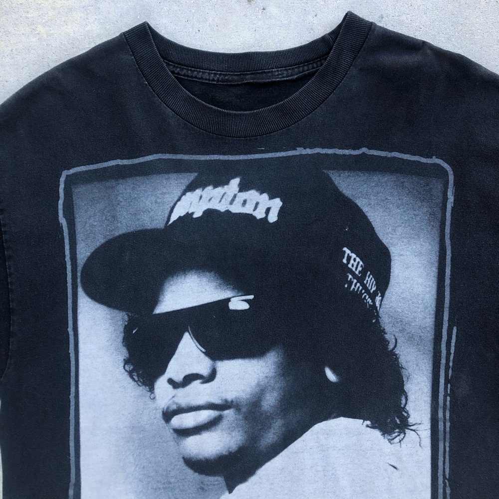 2006 Eazy E Ruthless Large Graphic Gray Rap Tee -… - image 2